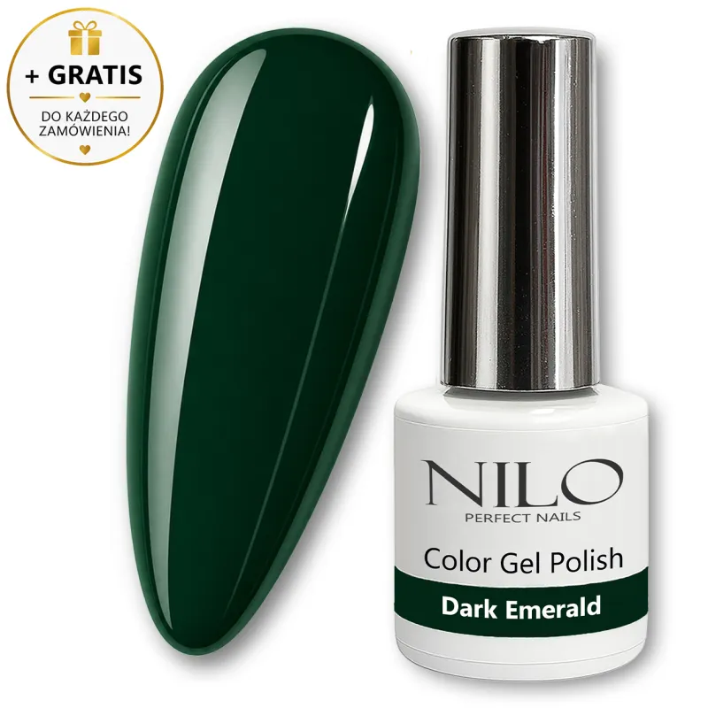 Lakier Hybrydowy Dark Emerald – NILO no.18